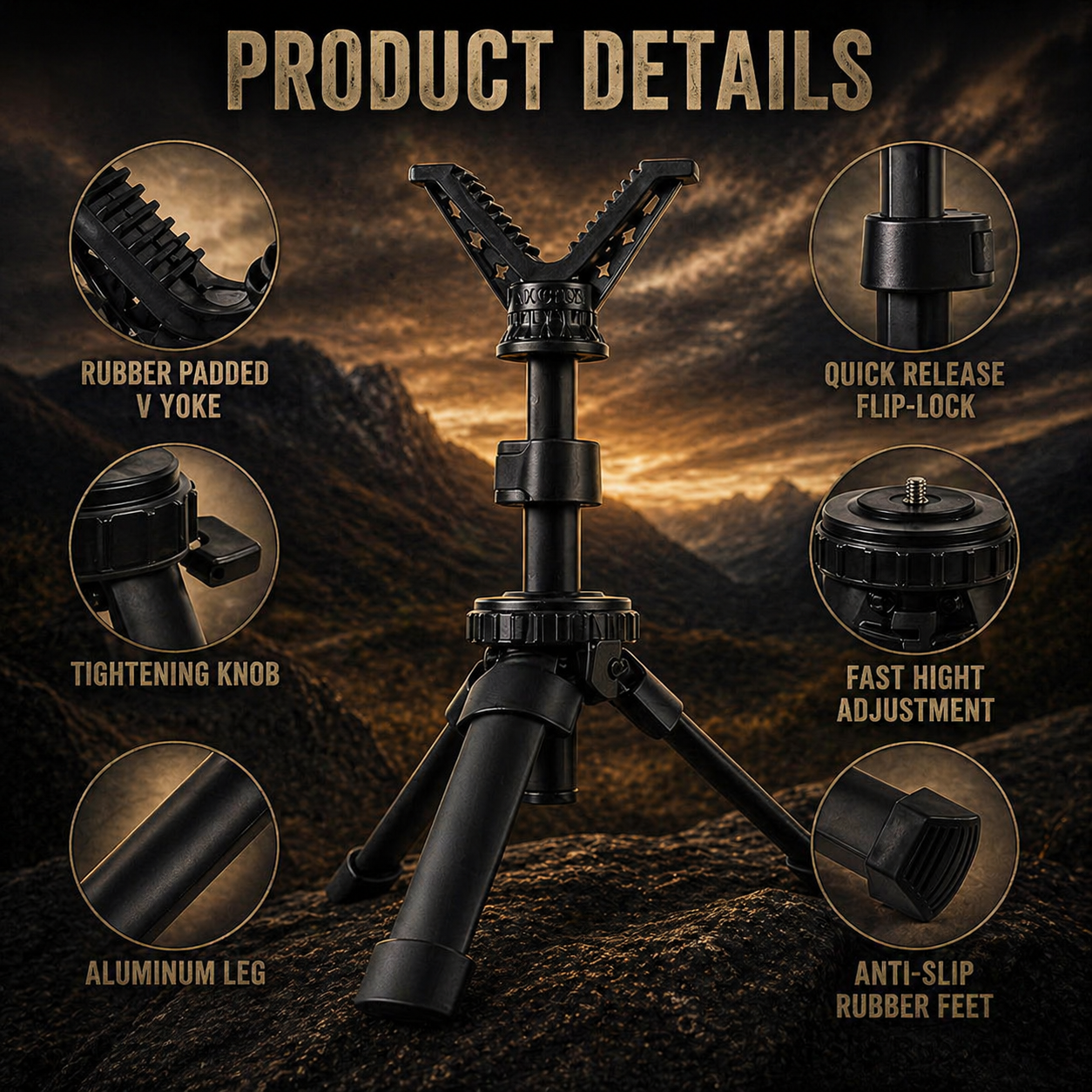Lightweight Hunting Tripod