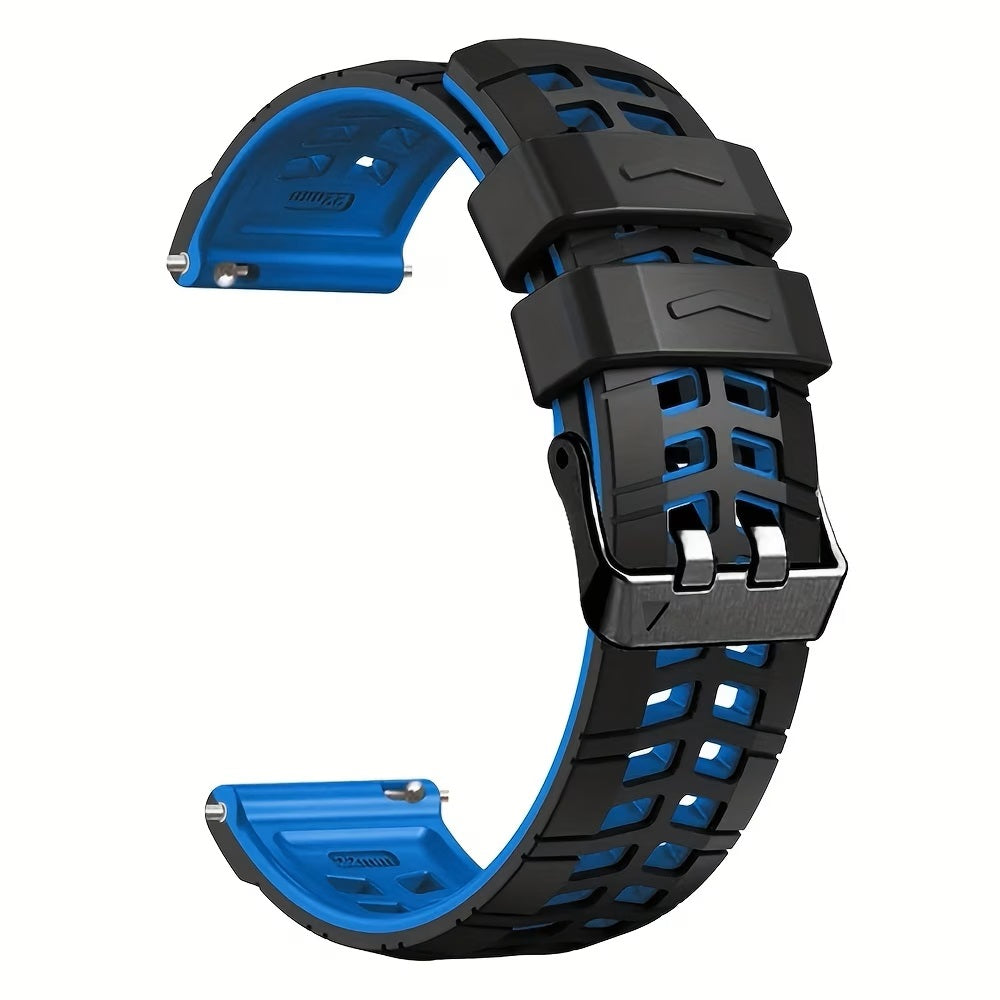 22mm Premium Rugged Silicone Watch Strap