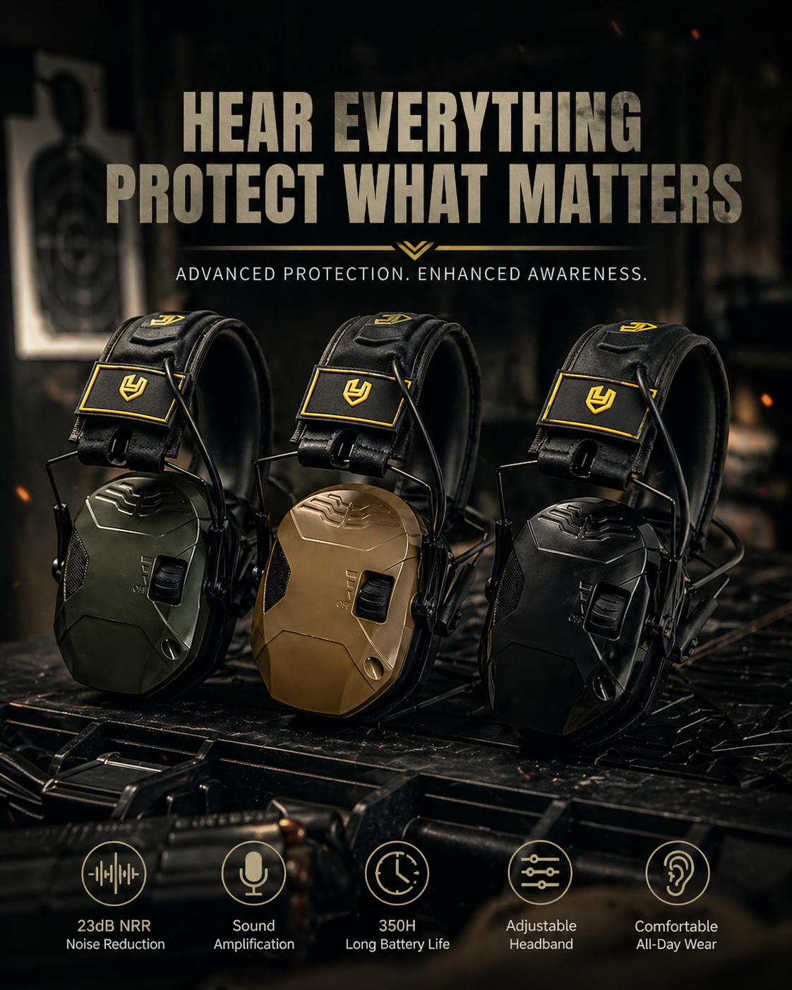 E60 Electronic Ear Muffs