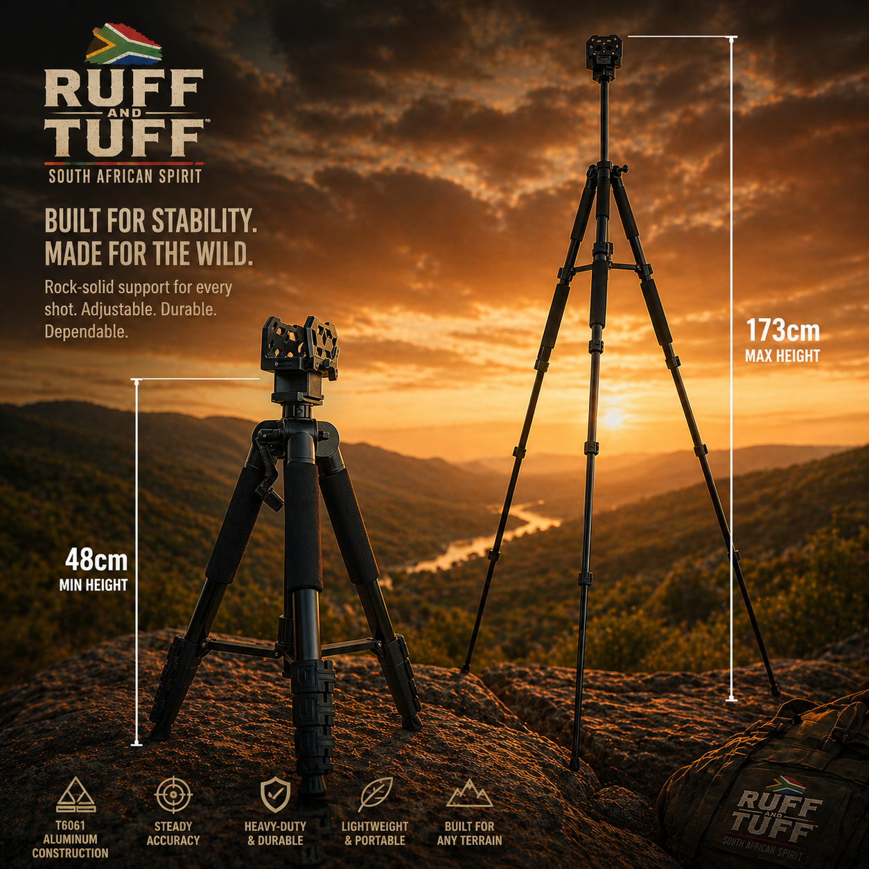Heavy-Duty Hunting Tripod